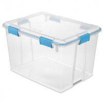 Sterilite Gasket Storage Box 76L Clear