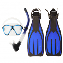 Immersed Optrix Dropaway Turbo EDF Dive Mask Snorkel and Fins Set