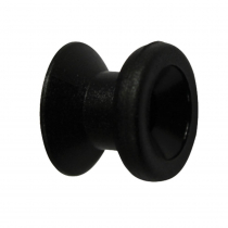 Osculati Shock Cord Button Nylon Black 13mm OD for 5mm Cord Qty 2