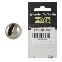 Soldarini Slotted Tungsten Beads 2mm Black Nickel Qty 10