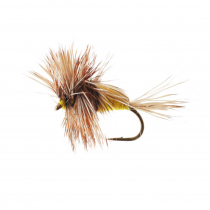 Manic Tackle Project Humpy Dry Fly Yellow #14