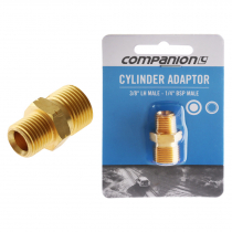 Companion 3/8in LH Male to 1/4in BSP Male Adaptor