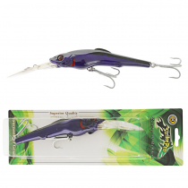 Strike Pro Purple Death Challenger-X Trolling Lure 18cm 95g Treble Hook