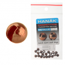 HANAK Competition METALLIC+ Tungsten Beads Brown Qty 20