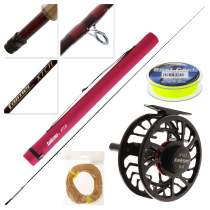 Taimer XTC2 XTCII No.6 Fly Combo with Line and Backing 9ft 4pc