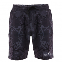 Black Shag Quick-Dry Stretch Mens Board Shorts Black Camo 38in
