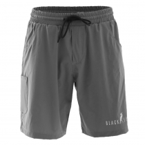 Black Shag Quick-Dry Stretch Mens Board Shorts Dark Grey 30in