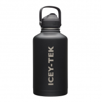 Icey-Tek Insulated Water Bottle with Straw Lid 1.9L