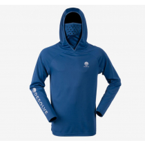 Desolve Helios Quick-Dry UPF 30 Hoodie Bluefin Marine