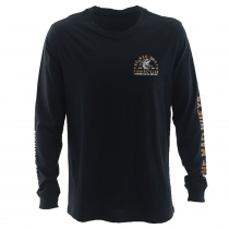 The Mad Hueys Fishing Club Long Sleeve Shirt Black