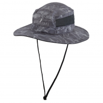 Black Shag UPF50+ Bucket Hat Grey Camo