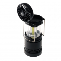 2-in-1 Collapsible LED Lantern with Fan