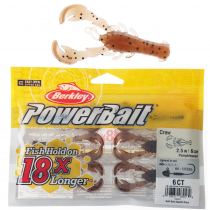 Berkley PowerBait Craw Soft Bait 2.5in Pumpkinseed