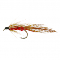 Black Magic Red Ginger Mick Trout Fly Qty 1