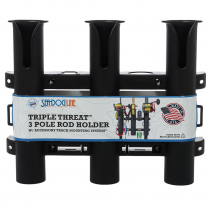 Sea-Dog Triple Threat 3 Rod Holder Black