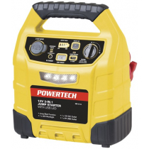 Powertech 3-in-1 Jump Starter with 2.4A USB and LED Light 12V 12Ah