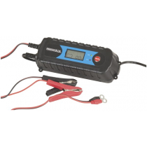 Powertech 4 Stage Battery Charger with LCD Display 6/12V 4A