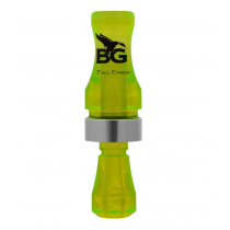 Buck Gardner Tall Timber II Single Reed Polycarbonate Duck Call Fluro Green