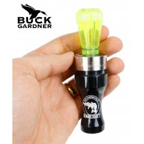 Buck Gardner Mainstreet Single Reed Acrylic Duck Call Black/Fluro Green