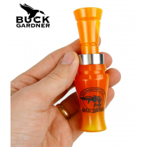 Buck Gardner Buck Brush Single Reed Acrylic Duck Call Orange Pearl