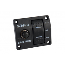 Seaflo 3-Way Bilge Pump Switch Panel 12V/24V 15A
