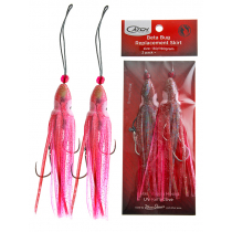 Catch Beta Bug Replacement Assist Rigs 125mm Brown/Pink Qty 2