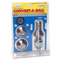 Convert-A-Ball Stainless Steel Tow Ball Kit 1in Shank with 1 7/8in and 2in Balls