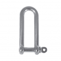 Stainless Steel Captive Pin Long D Shackle