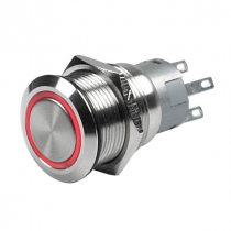 CZone On/Off Push Button with Red LED 3.3V