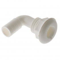 TH Marine TH-7592 Thru-Hull Fitting White 3/4in 90deg