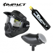 Impact Dual Lens Mask Paintball Package