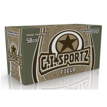 G.I. Sportz Field Paintballs 50cal Yellow Fill Qty 2000