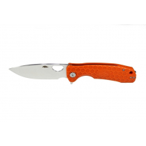 Honey Badger D2 Steel Flipper Folding Knife L Orange