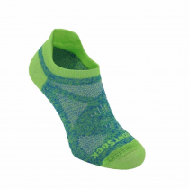 Wrightsock Coolmesh II Cushion Tab Socks Blue/Green L