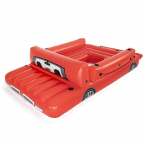 Bestway Giant Red Truck Party Island Inflatable Float 3.81 x 2.62m
