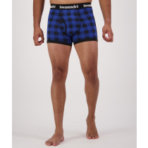 Swanndri SS24 Cotton Mens Underwear Blue/Black Check