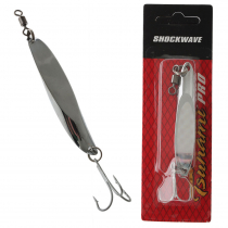 Tsunami Shockwave Chrome Silver Spinning Lure/Jig