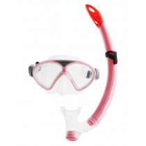 Mirage Comet Junior Dive Mask and Snorkel Set Pink