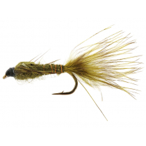 Fishfighter Damsel Fly Olive Size 14 Unweighted Nymph