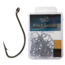 Jarvis Walker Black Suicide Hooks Bulk Pack 2/0 Qty 55