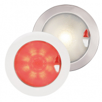 Hella Marine Warm White/Red EuroLED Touch Lamp Polished Stainless Steel