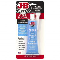 J-B Weld All Purpose RTV Silicone Sealant and Adhesive 85g Clear