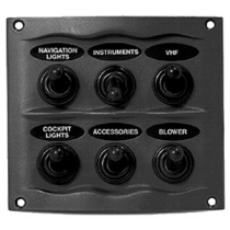 BEP Marine 6 Way Switch Panel