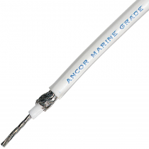 Ancor RG-8X Coaxial Cable 250ft White Jacket