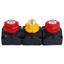 BEP Marine Dual Battery Switches with Emergency Parallel