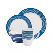 Campfire Melamine 16-Piece Dinner Set Nautical