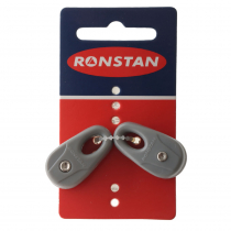 Ronstan RF13101G-2 Kite Block Grey - White Sheave Pair