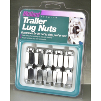 McGard 74043 Chrome Cone Seat Style Trailer Lug Nut Set