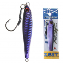 Zest Metal Leaf Snapper Micro Jig 40g Purple