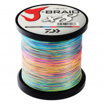 Daiwa X8 J-Braid Multi-Colour